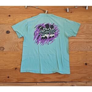 The Chinooks Long Beach CA Lacrosse T-Shirt Double-Sided Sz M-L? 1988